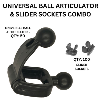 Universal Ball & Slider Socket Combo (Qty: 50 Complete)