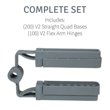 V2 Straight Quad Complete (Qty 100)